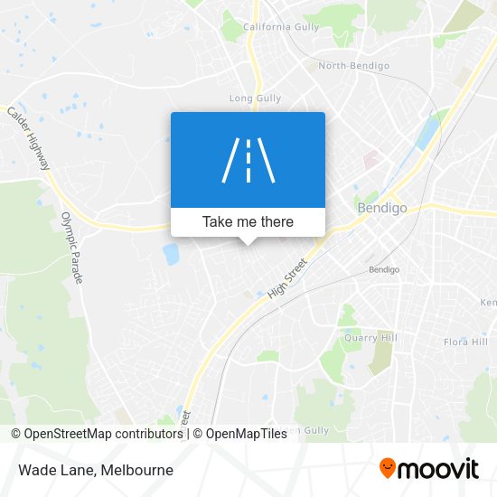 Wade Lane map