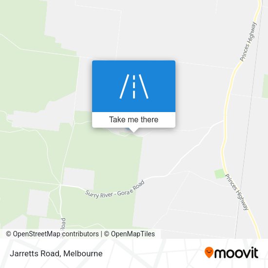 Jarretts Road map