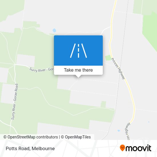 Potts Road map