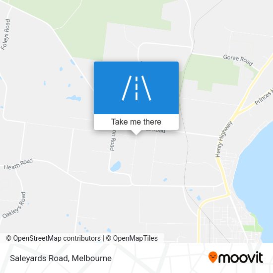 Saleyards Road map