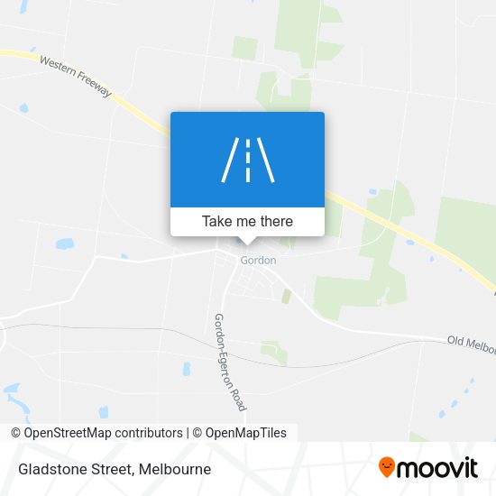 Gladstone Street map