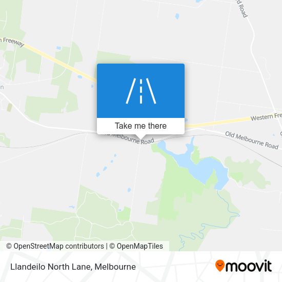 Llandeilo North Lane map