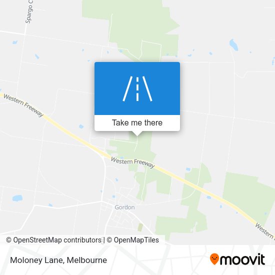 Moloney Lane map