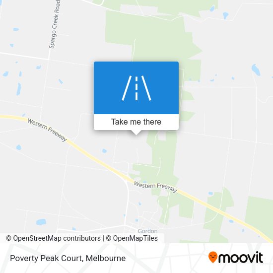 Poverty Peak Court map