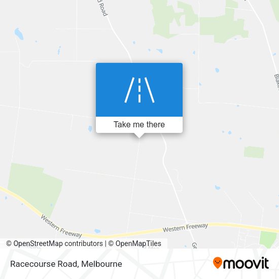 Racecourse Road map