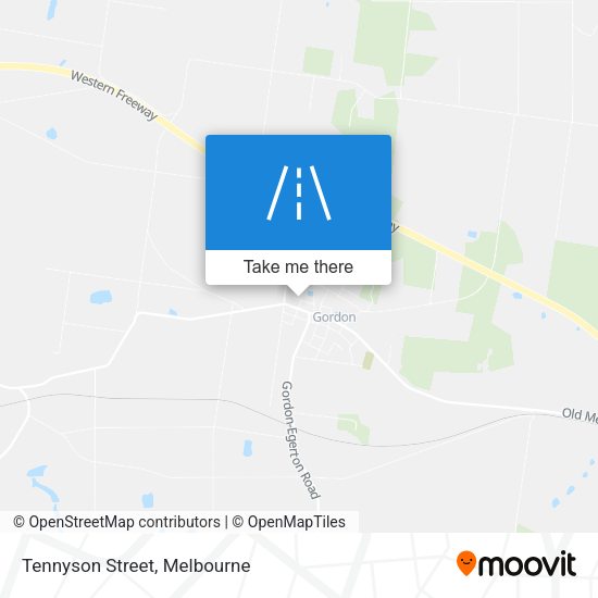 Tennyson Street map