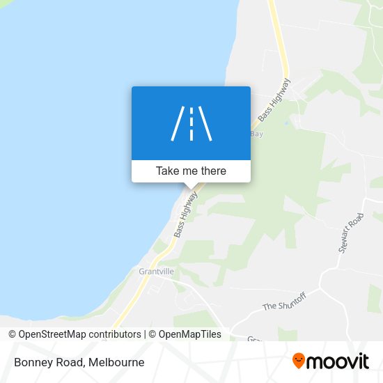Bonney Road map