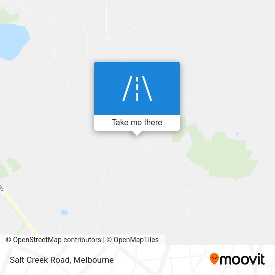 Salt Creek Road map