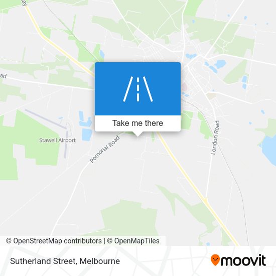 Sutherland Street map