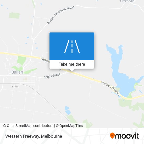 Western Freeway map