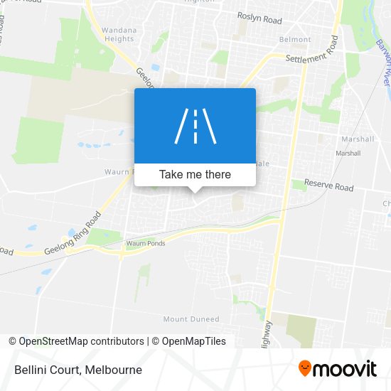 Bellini Court map