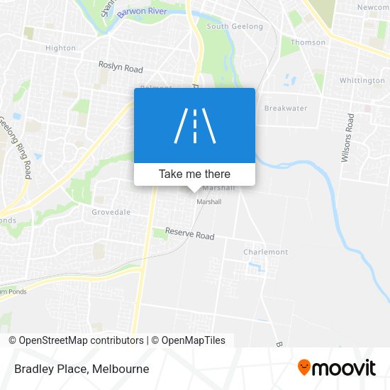 Bradley Place map