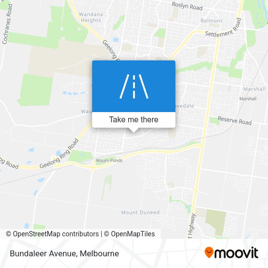Bundaleer Avenue map