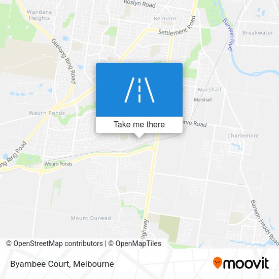 Byambee Court map
