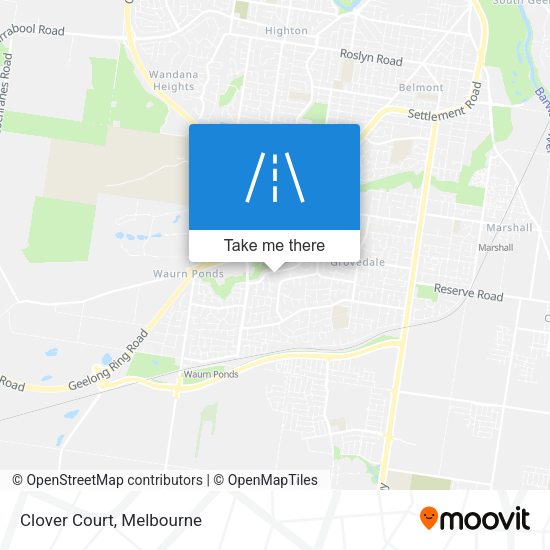 Clover Court map