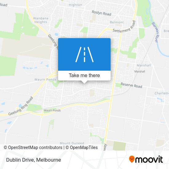 Dublin Drive map