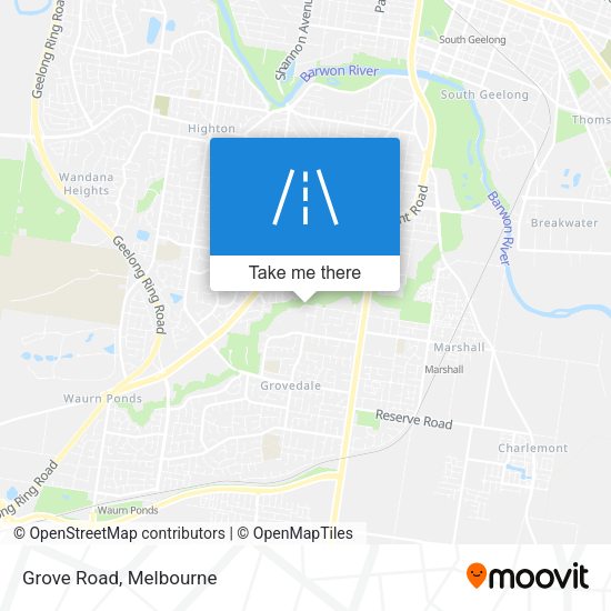 Grove Road map