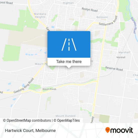 Hartwick Court map