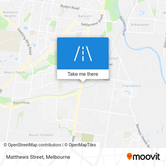 Matthews Street map