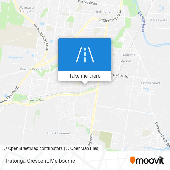 Patonga Crescent map