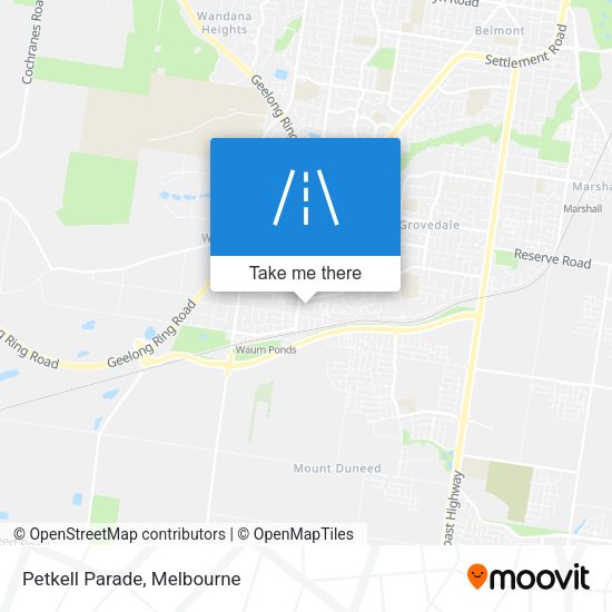 Petkell Parade map