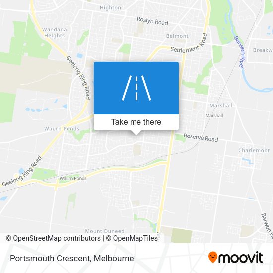 Portsmouth Crescent map