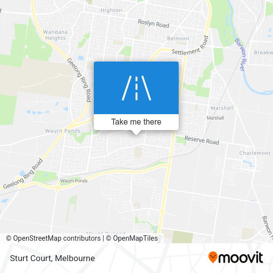 Sturt Court map