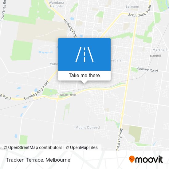 Tracken Terrace map