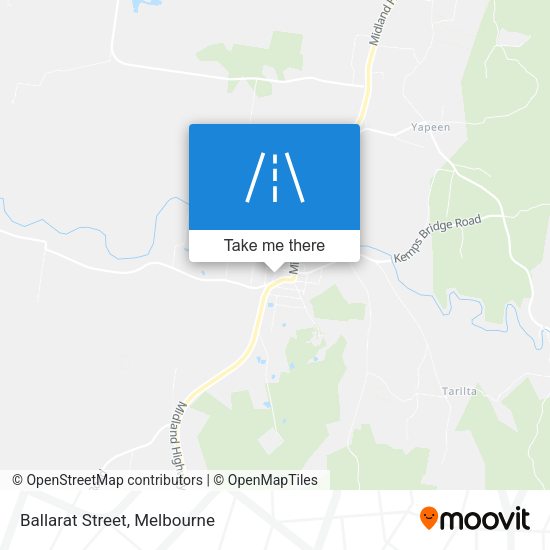 Ballarat Street map