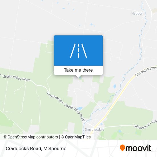 Craddocks Road map