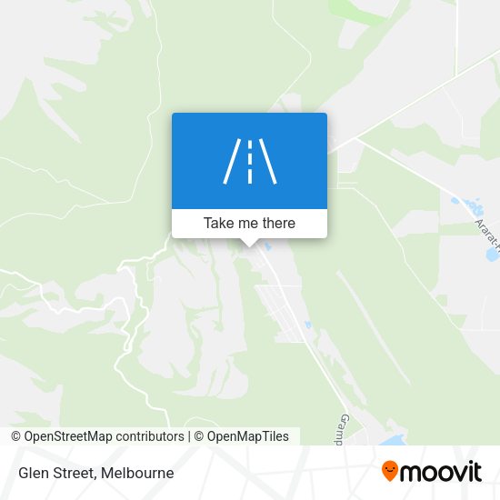 Glen Street map