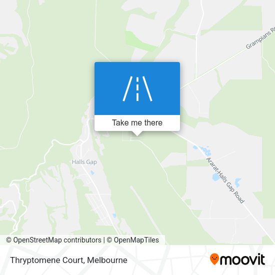 Thryptomene Court map