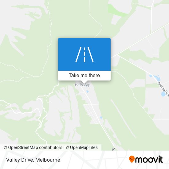 Valley Drive map