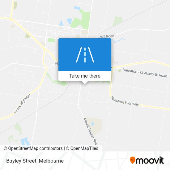 Bayley Street map