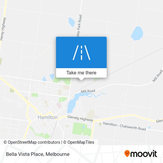 Bella Vista Place map