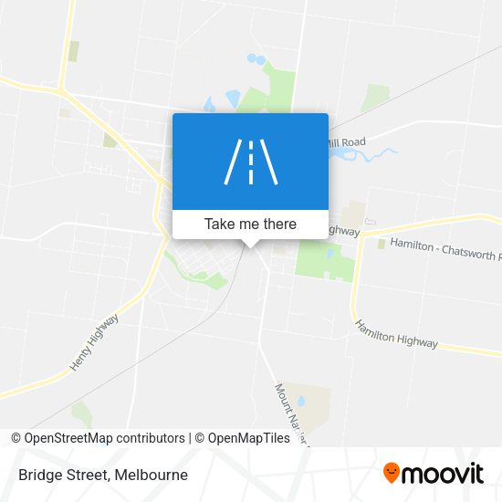 Bridge Street map