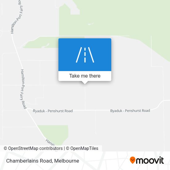 Chamberlains Road map