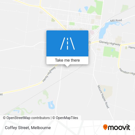Coffey Street map