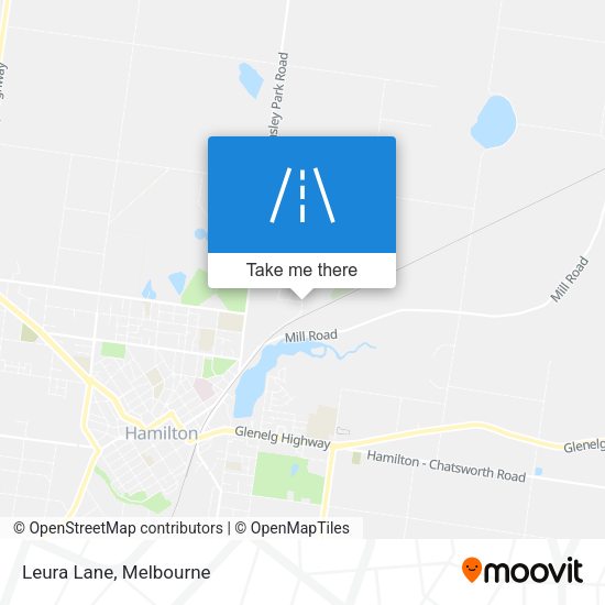 Leura Lane map