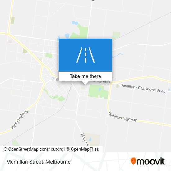 Mcmillan Street map