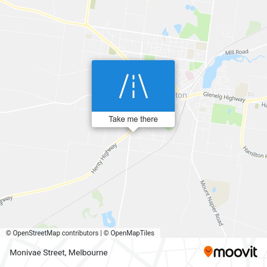 Monivae Street map