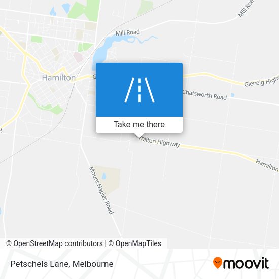 Petschels Lane map