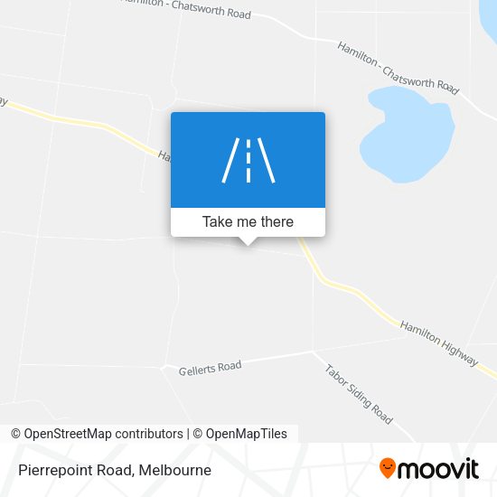 Pierrepoint Road map