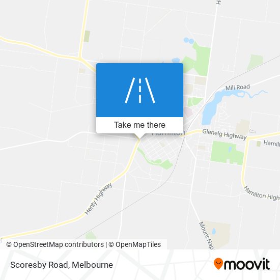 Scoresby Road map