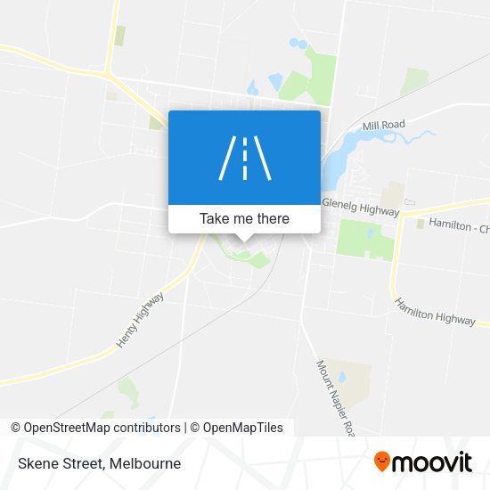 Skene Street map