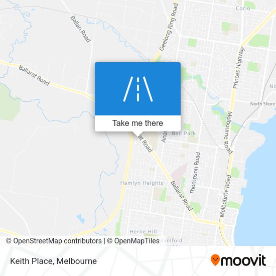 Keith Place map