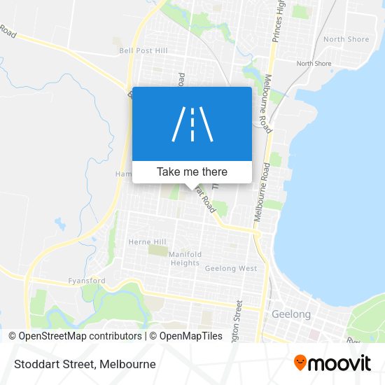 Stoddart Street map