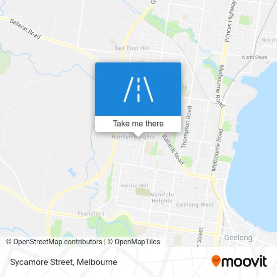 Sycamore Street map