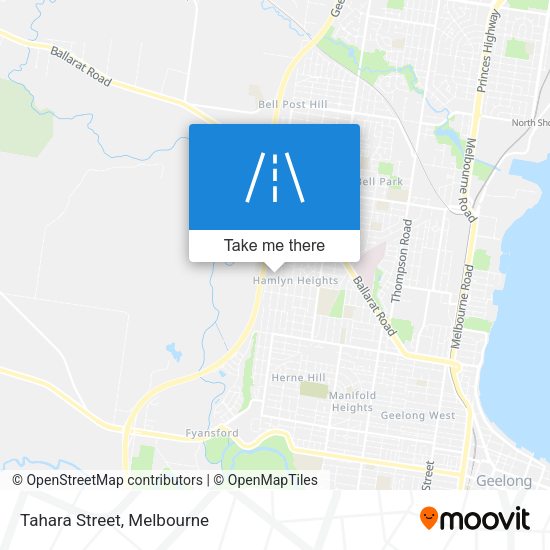 Tahara Street map