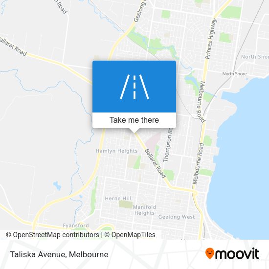 Taliska Avenue map